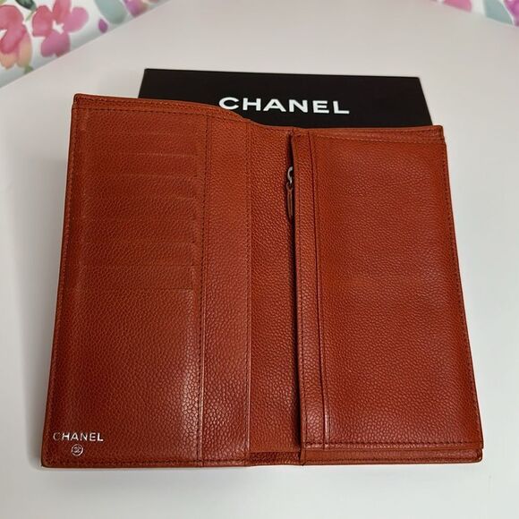 💯Authentic Chanel Caviar Bifold Long Wallet🍀 - Picture 3 of 16